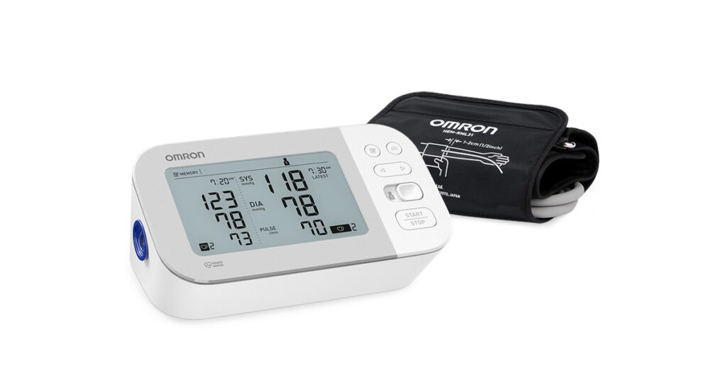 Omron blood pressure monitor