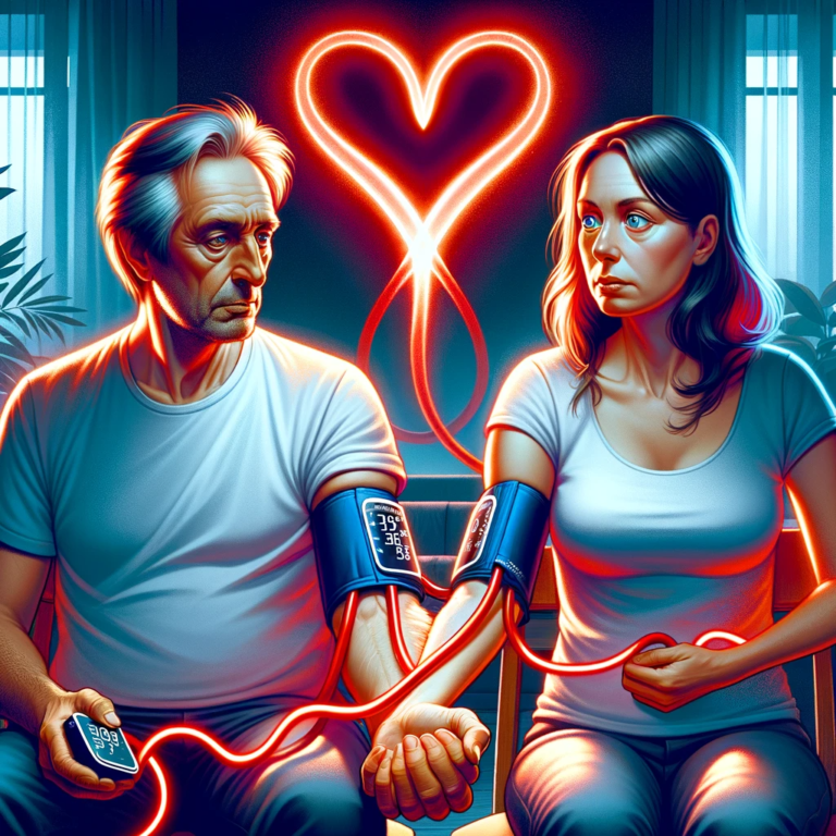 couples share blood pressure