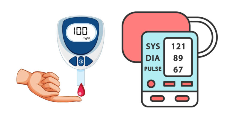 blood sugar and blood pressure