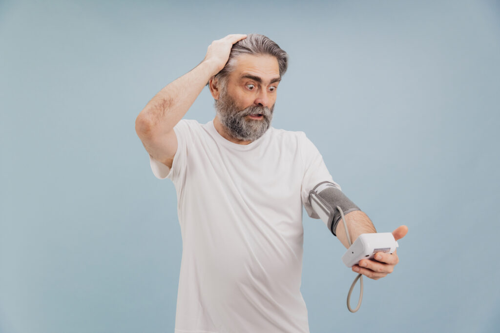 high blood pressure reading